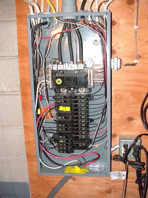 move a junction box|moving breaker box inside house.